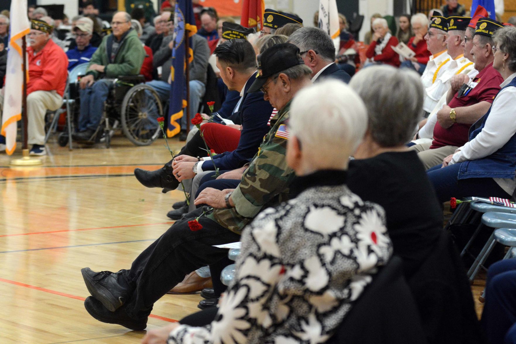 Portage High School Veterans Day ceremony 2019